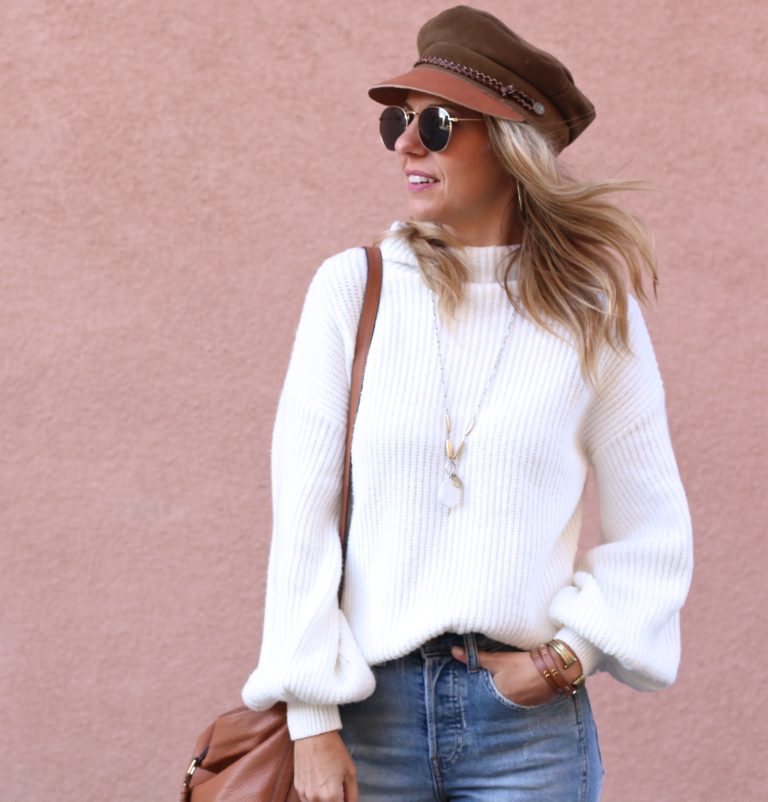 3 WAYS TO STYLE A WINTER WHITE SWEATER - Jaclyn De Leon Style