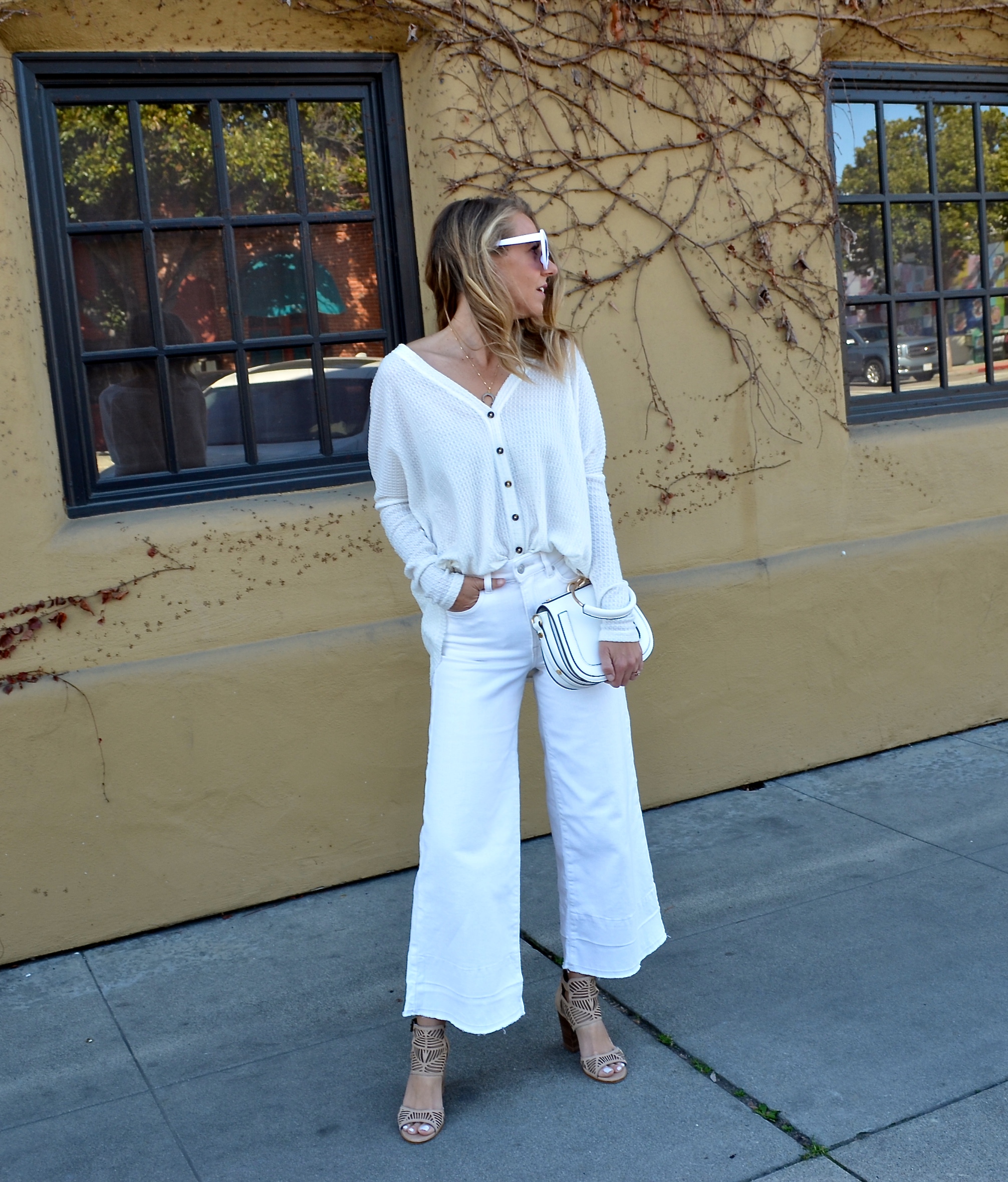 WHITE CULOTTES + HUGE NORDSTROM GIVEAWAY - Jaclyn De Leon Style