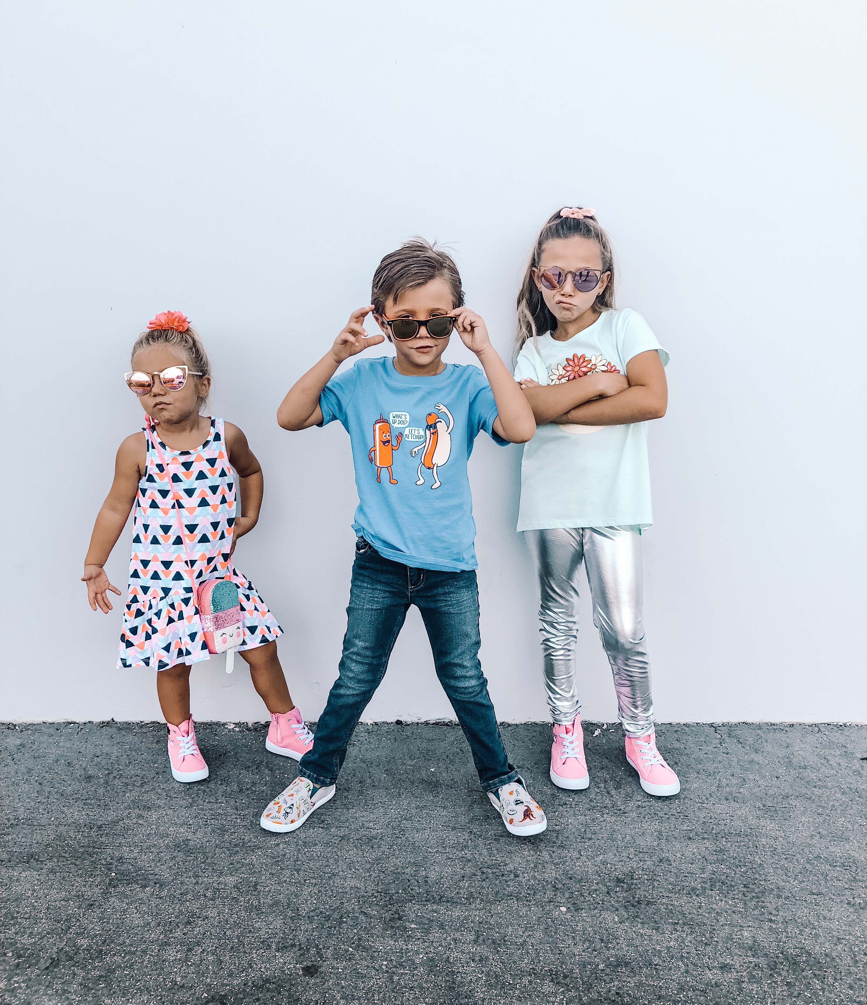 BACK TO SCHOOL WITH FABKIDS- Jaclyn De Leon Style + KID STYLE + HIGH TOPS + SUNGLASSES + KID LIFE + MOM LIFE + GETTING READY FOR SCHOOL + CHILDREN SNEAKERS + GRAPHIC TEE + METALLIC LEGGINGS + KIDS FOR REAL + FALL STYLE + SCHOOL OUTFITS + GEOMETRIC DRESS + DENIM + TOO COOL FOR SCHOOL