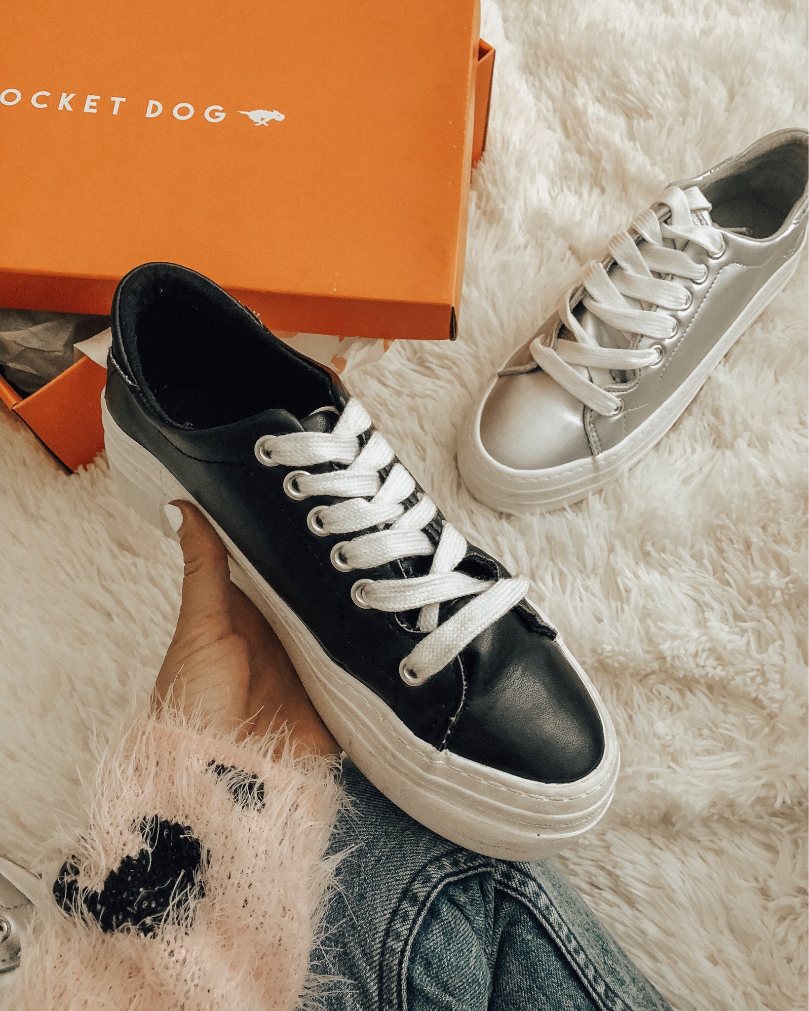 target white platform sneakers