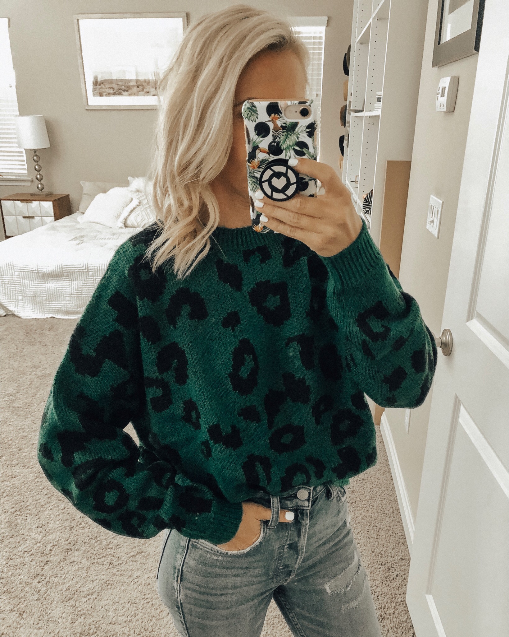 OCTOBER TOP 10- Jaclyn De Leon Style - Fall fashion + top selling items + cozy sweaters + camo leggings + leopard + sweater weather + what to buy this season + color block sweater + chevron