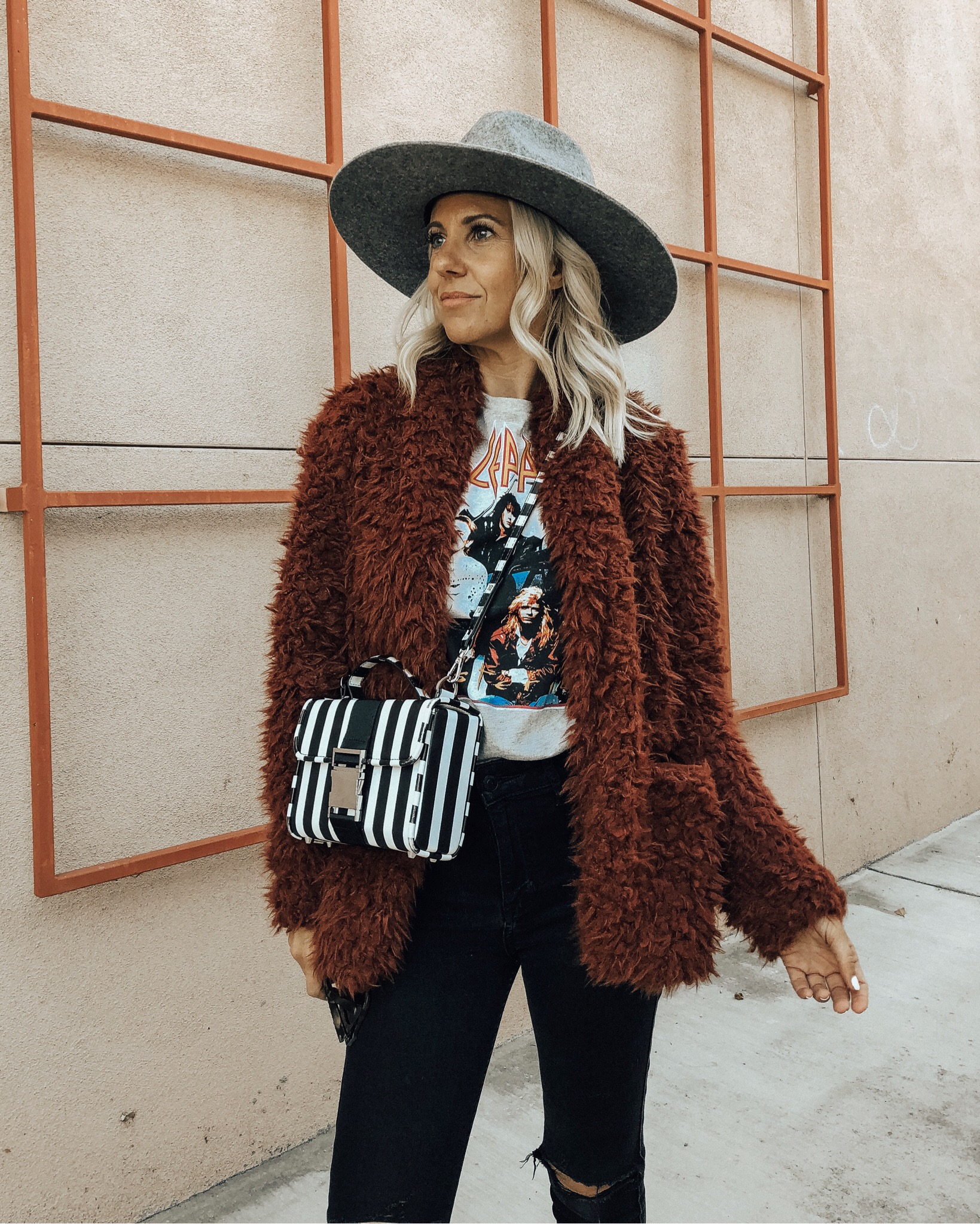 NOVEMBER TOP 10- Jaclyn De Leon Style + faux fur jacket + winter style + casual fall outfit + belk + nordstrom rack + cozy winter layers + what to wear this season + top selling items