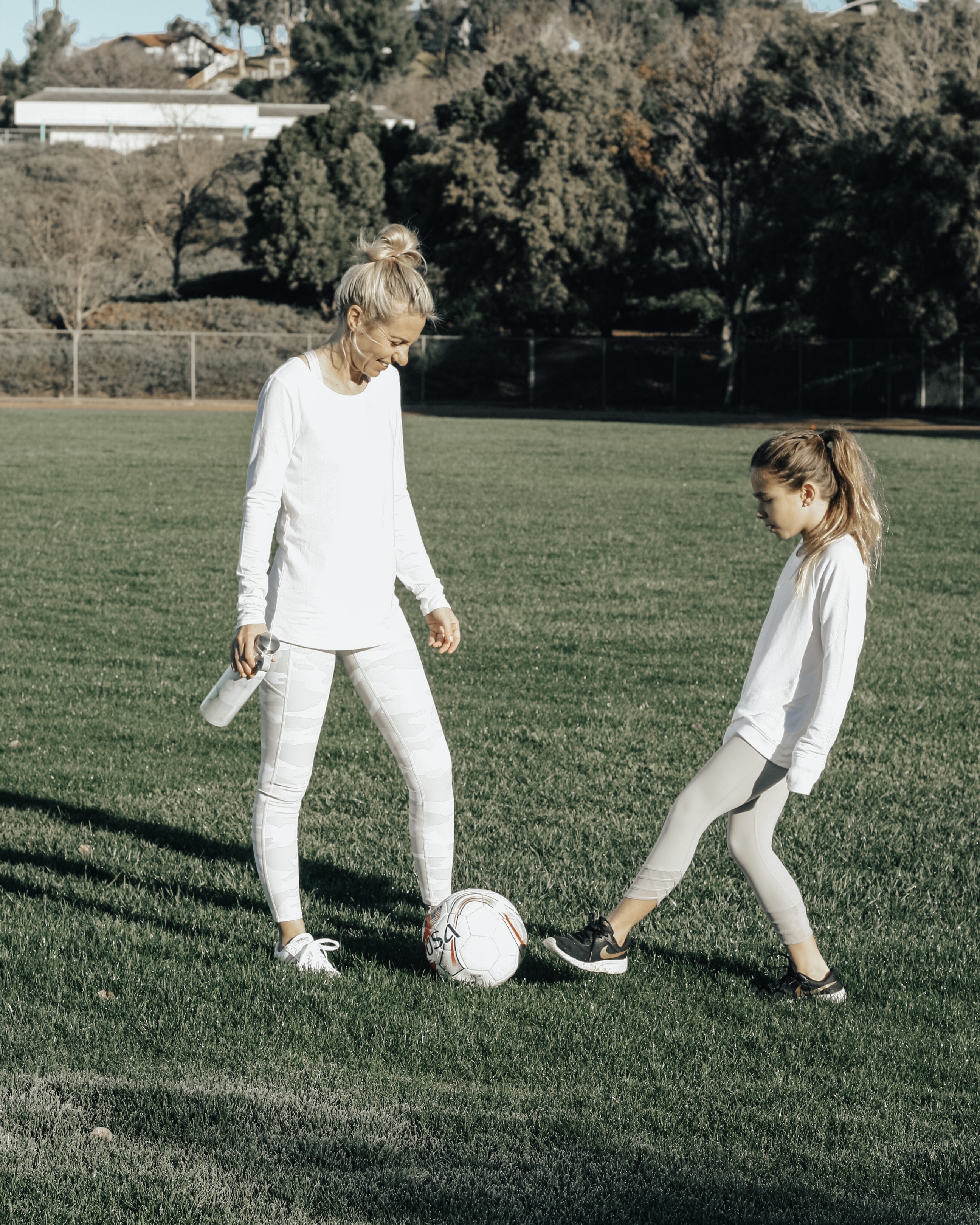 NATIONAL GIRLS & WOMEN IN SPORTS DAY WITH ATHLETA- Jaclyn De Leon Style + athleta girl + mommy and me + soccer + mom life + kid style + athletic wear + athleisure + mom style + supporting our children in sports