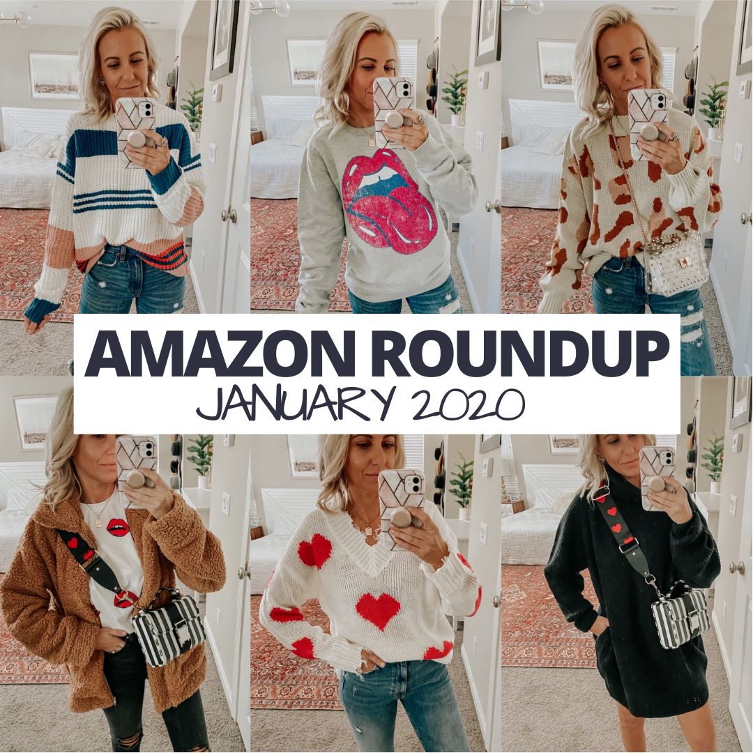 AMAZON ROUNDUP JANUARY 2020- Jaclyn De Leon Style- Sharing all my Amazon Prime favorites from the month of January from cozy sweaters, valentines items + tons of cute accessories