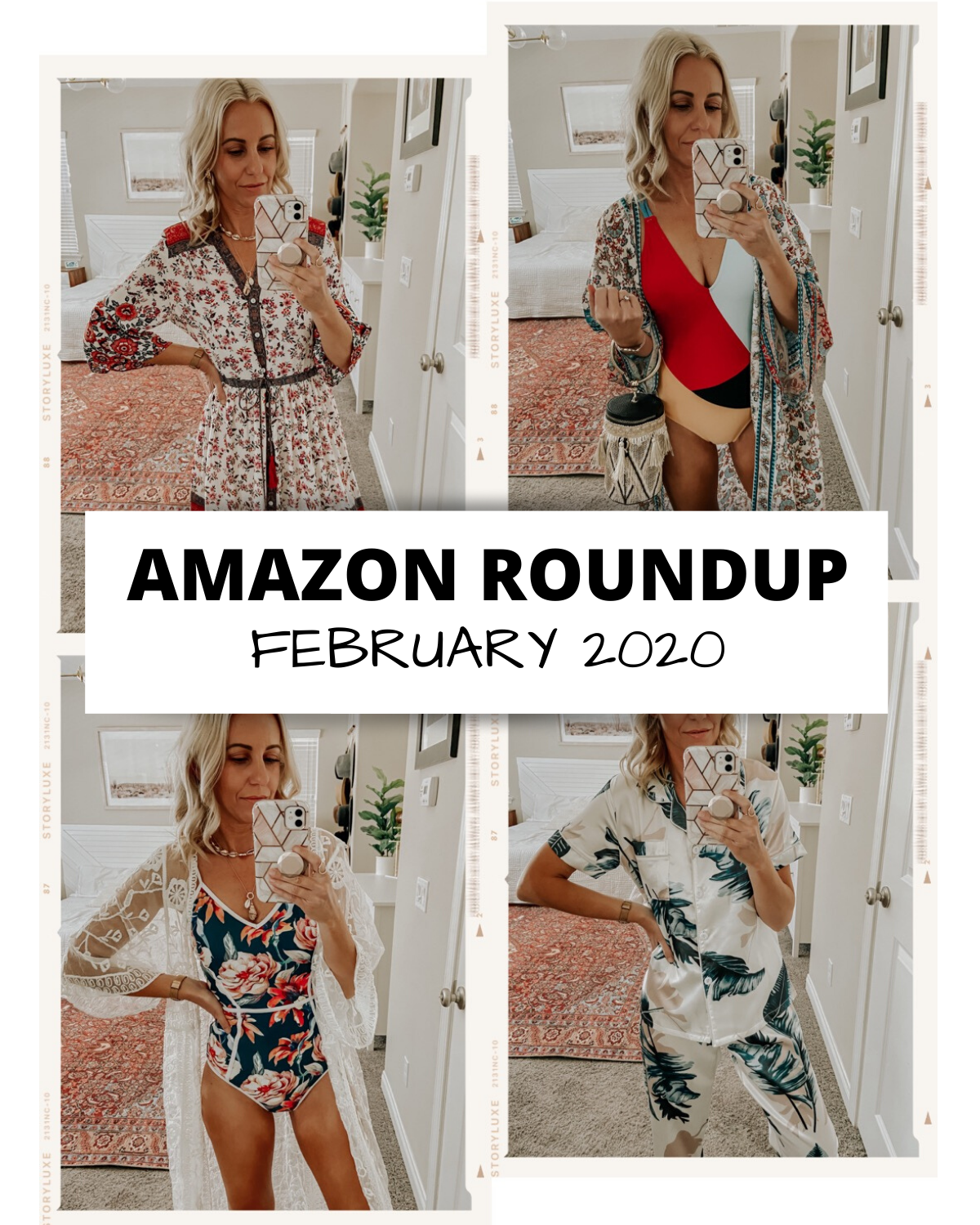 AMAZON ROUNDUP- FEBRUARY 2020- Jaclyn De Leon Style+ Sharing all my favorite Amazon finds from the month of February. Tons of cute spring break looks including swimwear, kimonos, dresses and more.