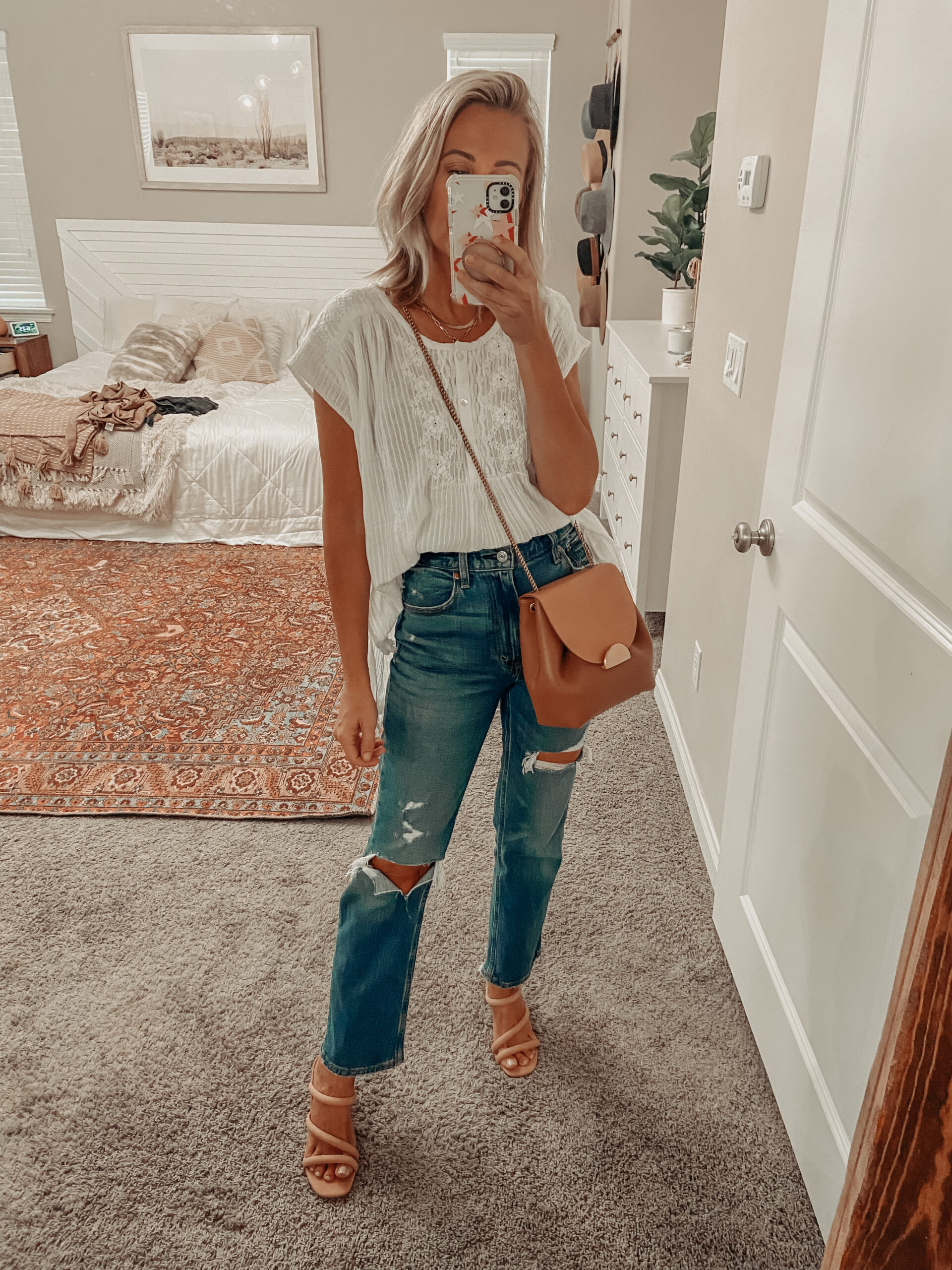 YOU'LL NEVER GUESS WHERE I GOT THESE CUTE BOHO SUMMER PIECES- JACLYN DE LEON STYLE- boho summer finds from World Market, bohemian style, boho chic outfits for summer