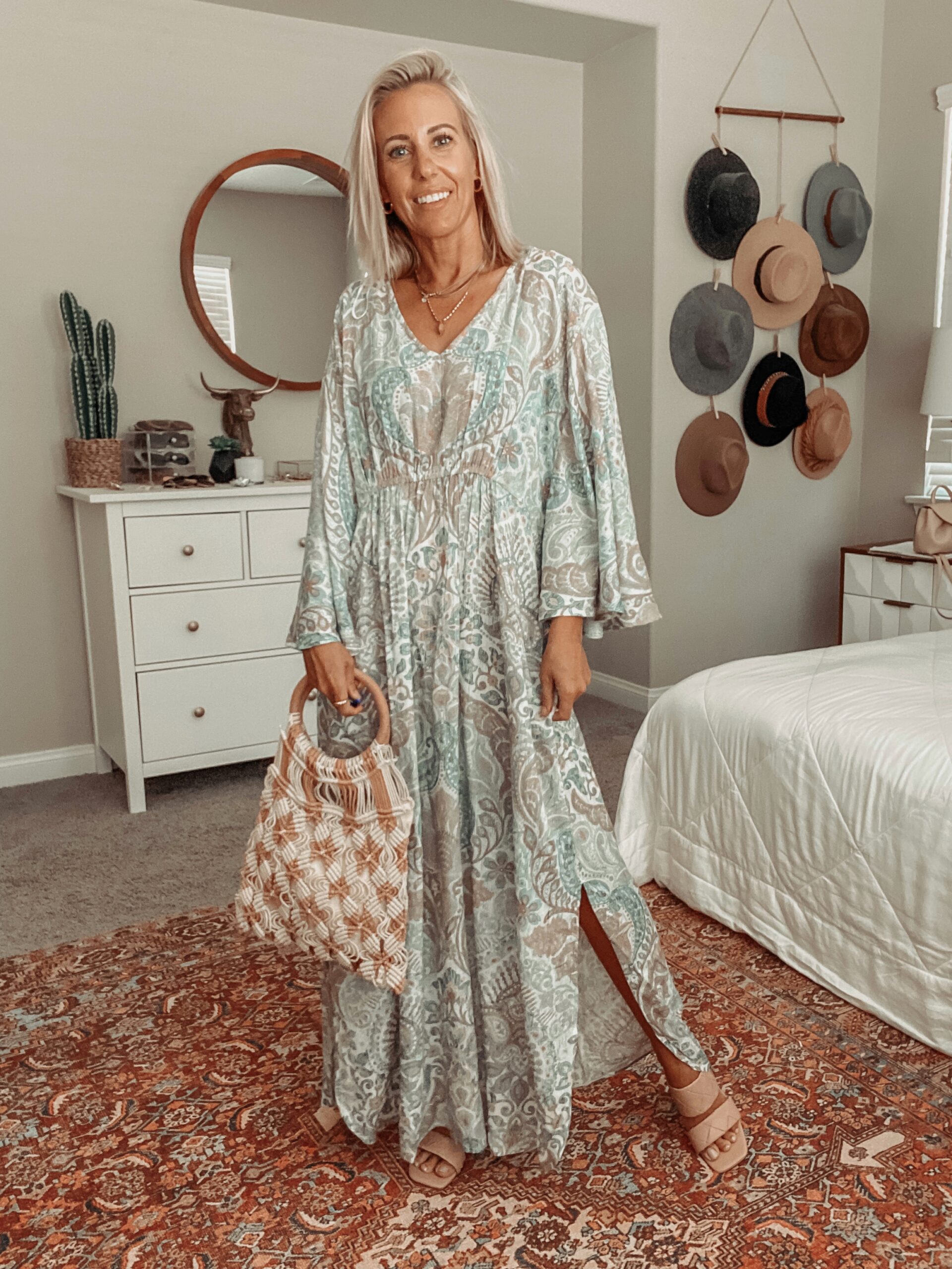 YOU'LL NEVER GUESS WHERE I GOT THESE CUTE BOHO SUMMER PIECES- JACLYN DE LEON STYLE- boho summer finds from World Market, bohemian style, boho chic outfits for summer