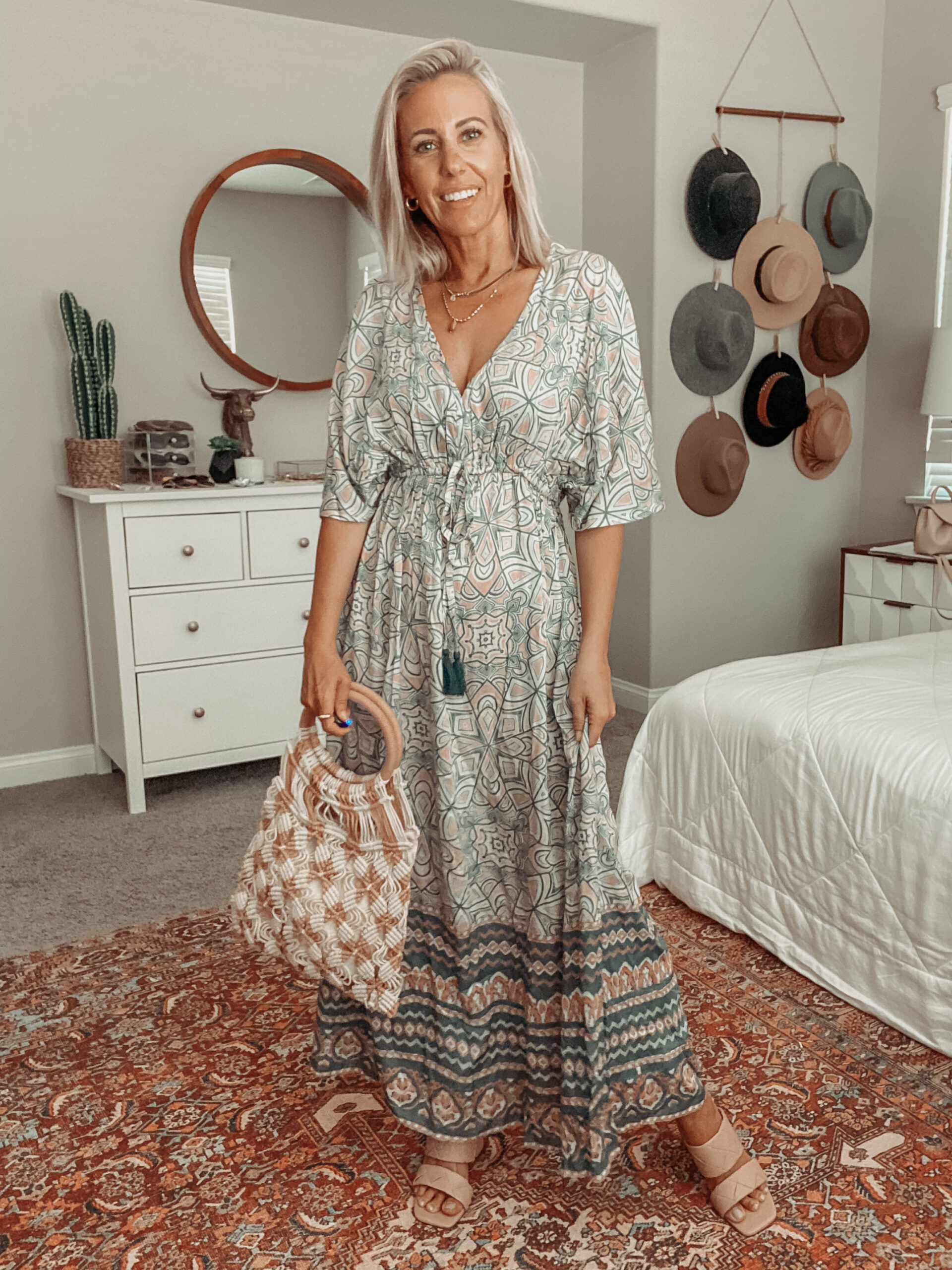 YOU'LL NEVER GUESS WHERE I GOT THESE CUTE BOHO SUMMER PIECES- JACLYN DE LEON STYLE- boho summer finds from World Market, bohemian style, boho chic outfits for summer