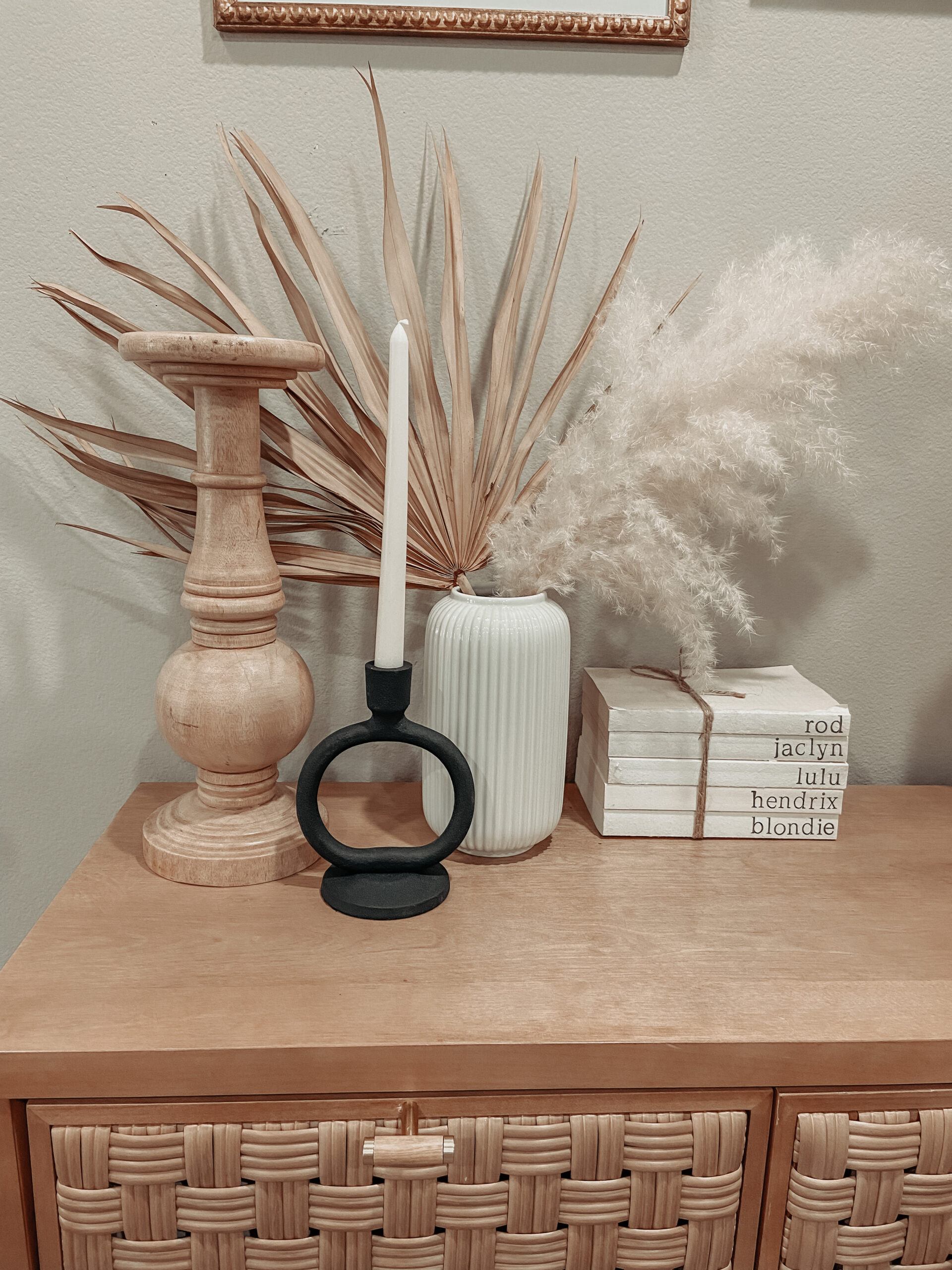 ENTRYWAY REFRESH-Jaclyn De Leon. Giving my entryway a refresh with affordable pieces from Target, Home Goods, Amazon, and H+M. Console table is from the Studio Mcgee line at Target