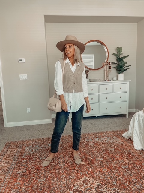 My favorite white button down-Jaclyn De Leon Style. Styling my $20 Target classic white button down. Wear it with jeans, a swim coverup, or a casual outfit.