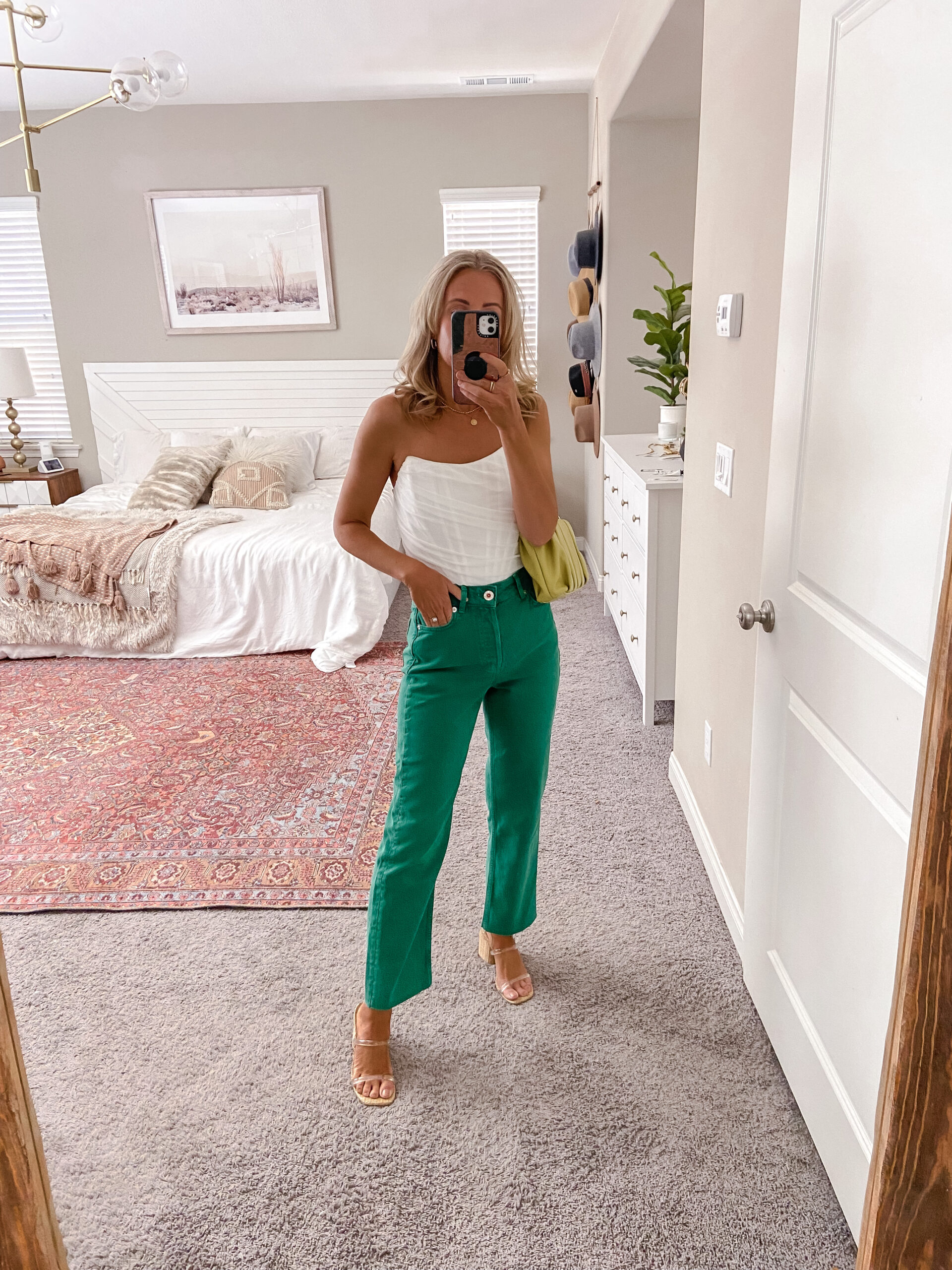 THE COLOR TREND FOR SUMMER- Jaclyn De Leon. This season is all about fun bold colors. From pink to green and every color in between. Start off wearing bold colors with a handbag or statement earrings. If you are feeling bold a pink top or green pants is perfect for summer!