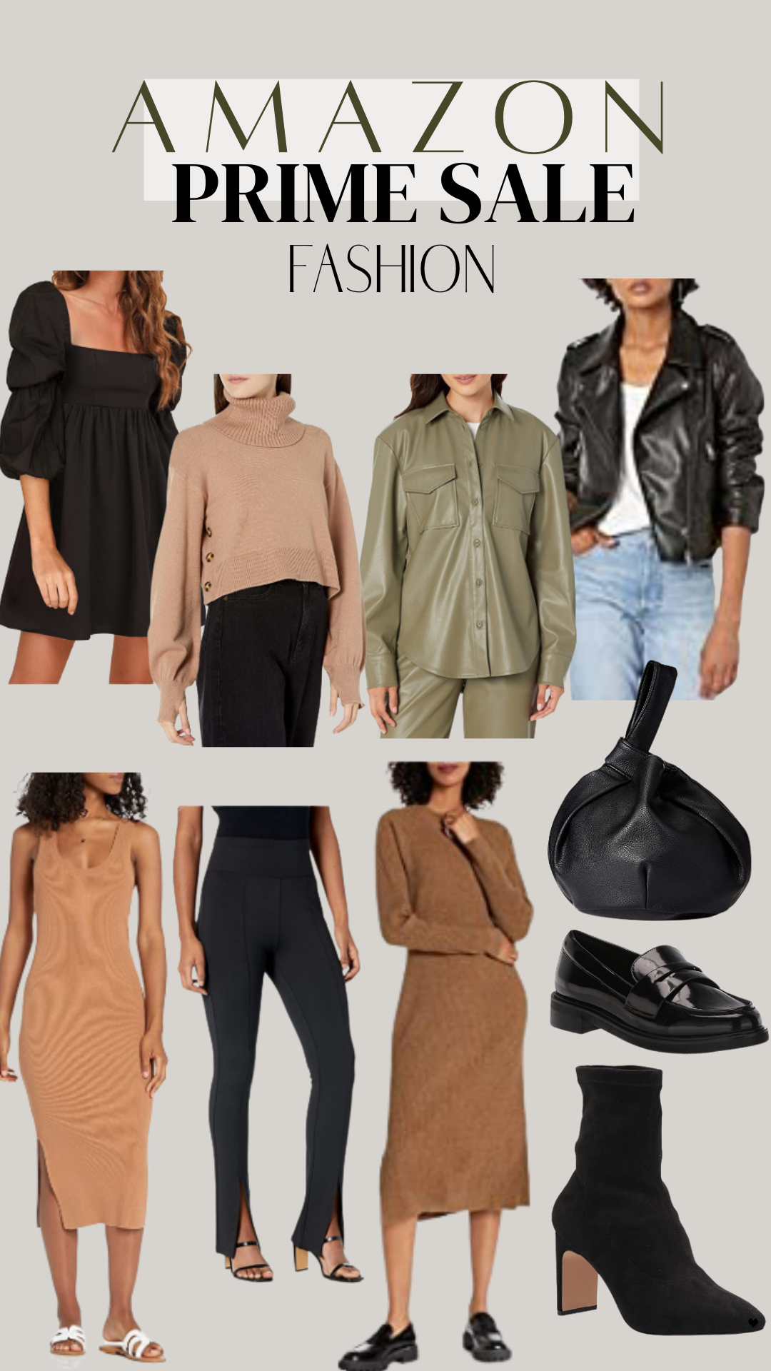 Amazon Prime Early Access Sale-Jaclyn De Leon style. Exclusive discounts for Amazon prime members. Categories include fashion, beauty, active wear, home, and electrons at black friday prices.