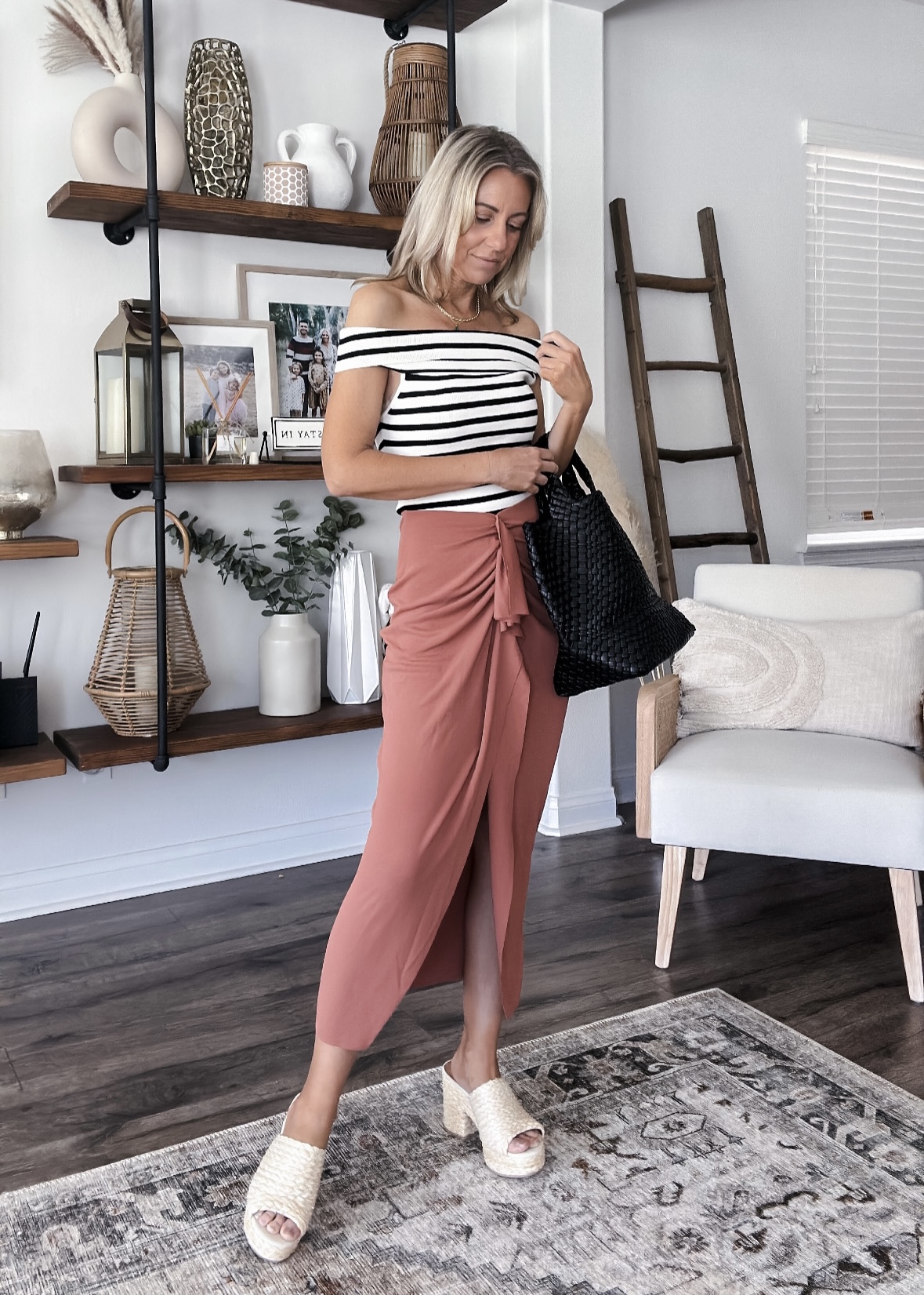 EASY WAY TO STYLE STRIPES-Jaclyn De Leon style. Stripes are classic + timeless and I’m sharing easy ways to wear them.