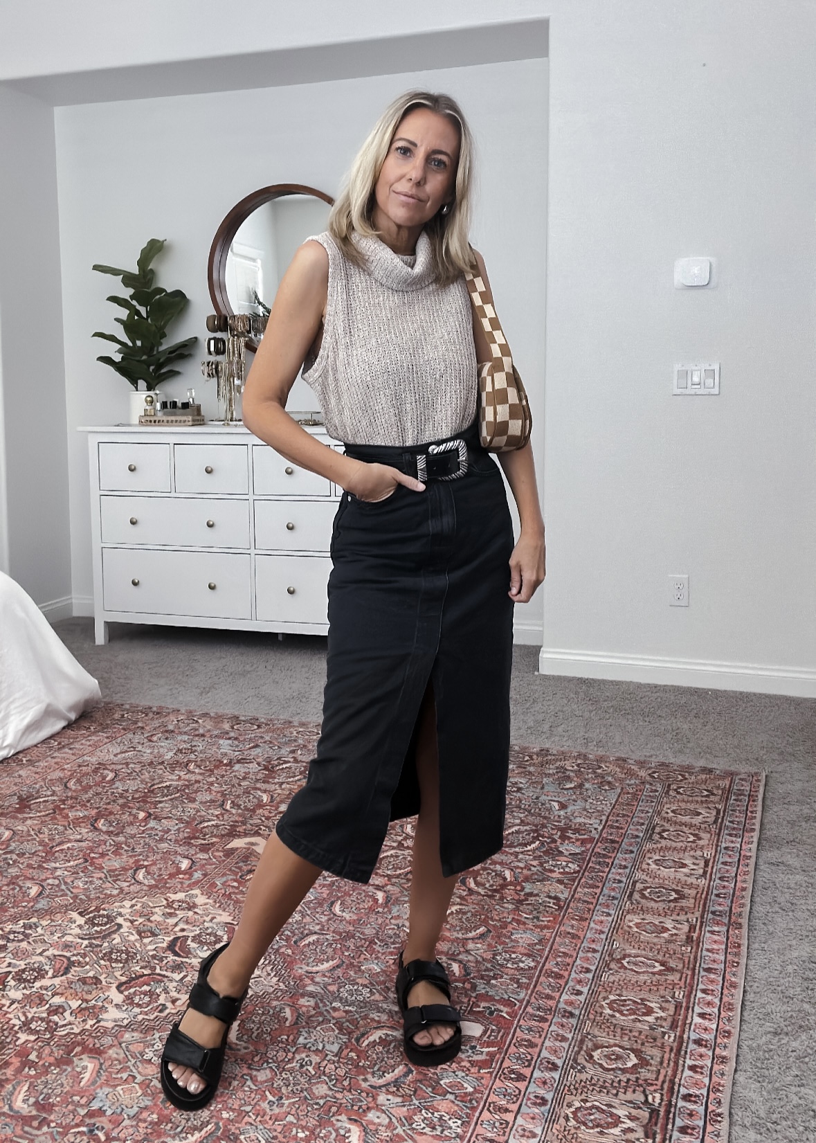 TRENDING NOW: The Dad Sandals + Easy Tips for Styling Them-Jaclyn De Leon style. One big trend for Spring and Summer is the dad sandals. There are a ton of easy outfits you can wear with these sandals. I love to pair them with dresses, skirts, and pants.