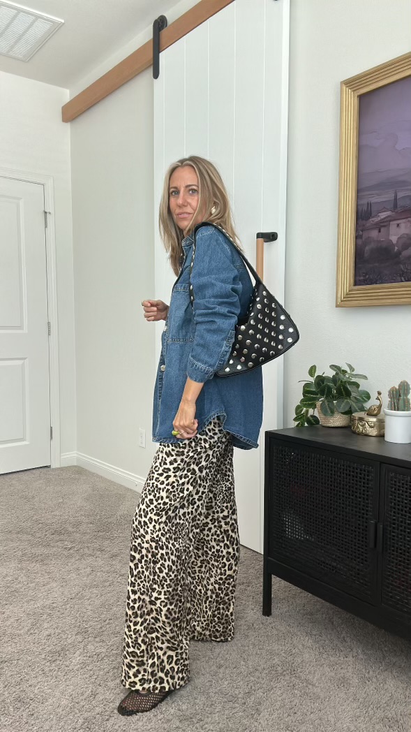 Kohls leopard skirt best sale